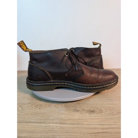 Dr Doc Martens Sussex Air Wair Chukka Boots Brown Leather AW004 Unisex Mens 11 - Picture 9 of 11